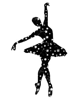 Ballerina with Stars